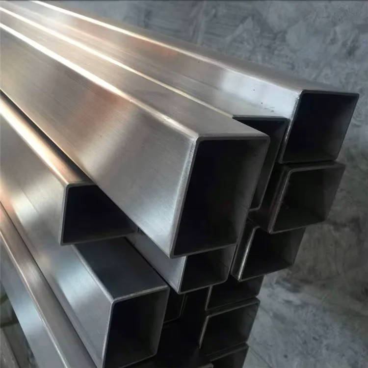 201 304 316L Stainless Steel Square Rectangular Tube BA Surface Factory Supplier