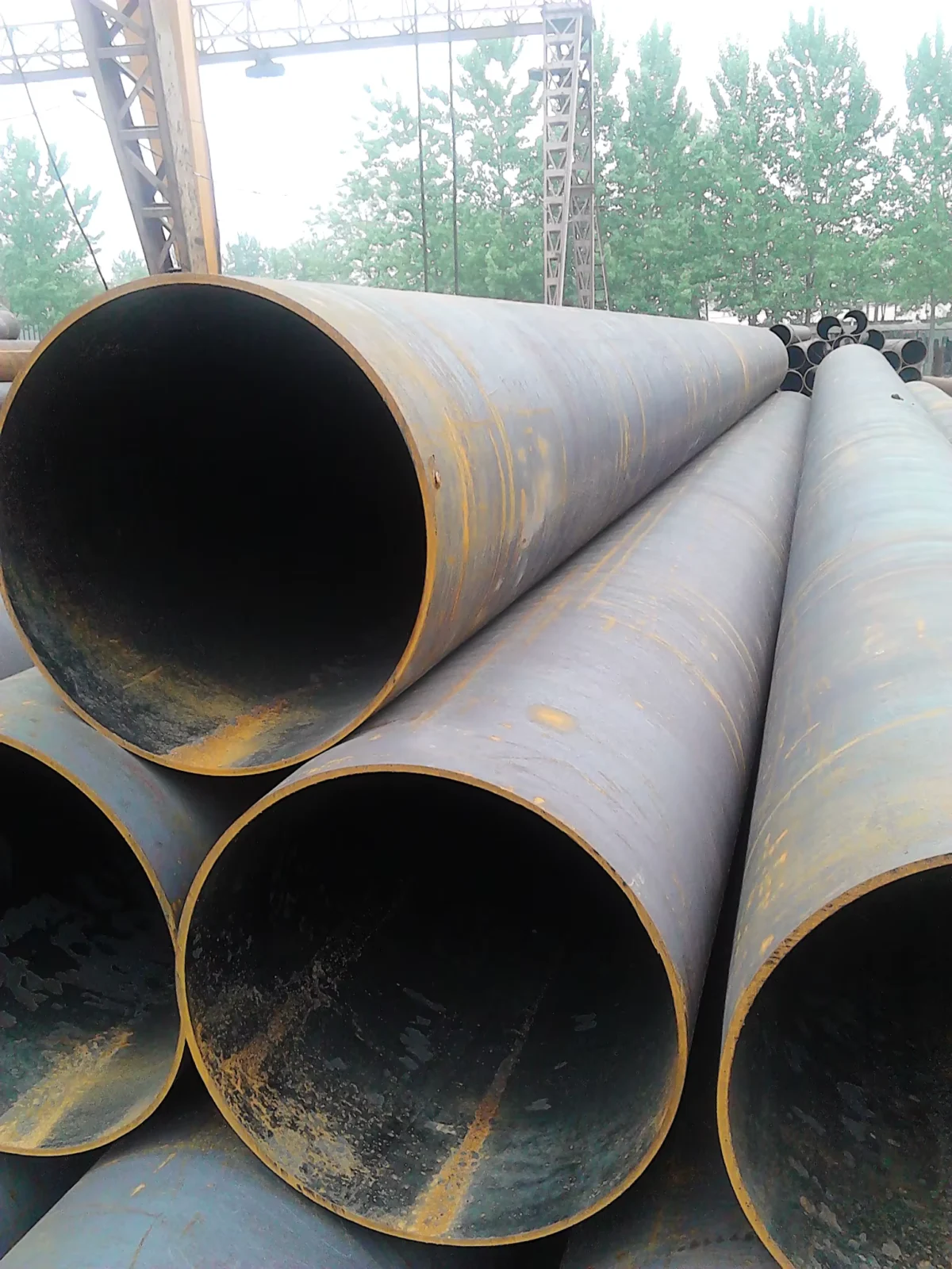 API 5L GR A/B-X70 ERW Steel Pipe SCH40 OD 54-1140mm Supplier