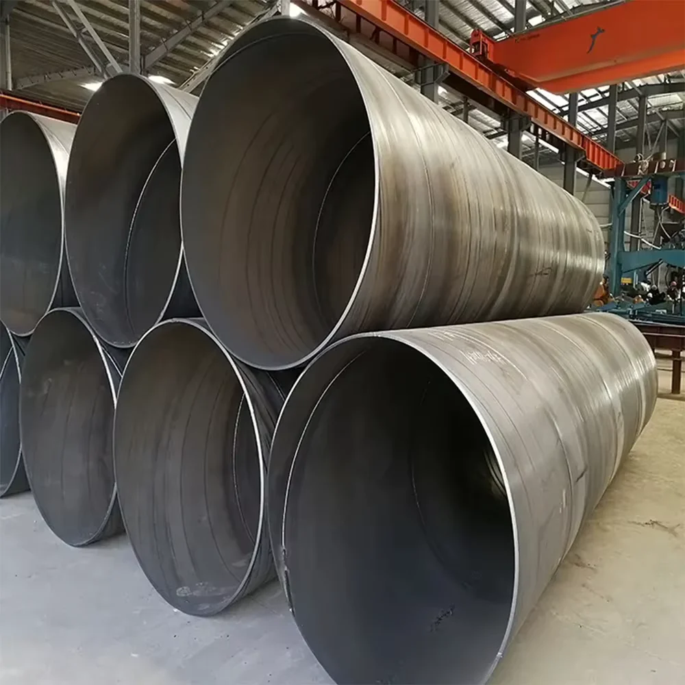 API 5L GR.B Spiral Welded Steel Pipe OD 10-1000mm WT up to 80mm Supplier