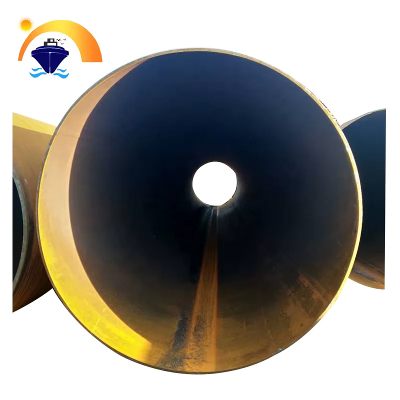 API 5L Grade B SSAW Spiral Welded Steel Pipe Large Diameter Black Painted Supplier