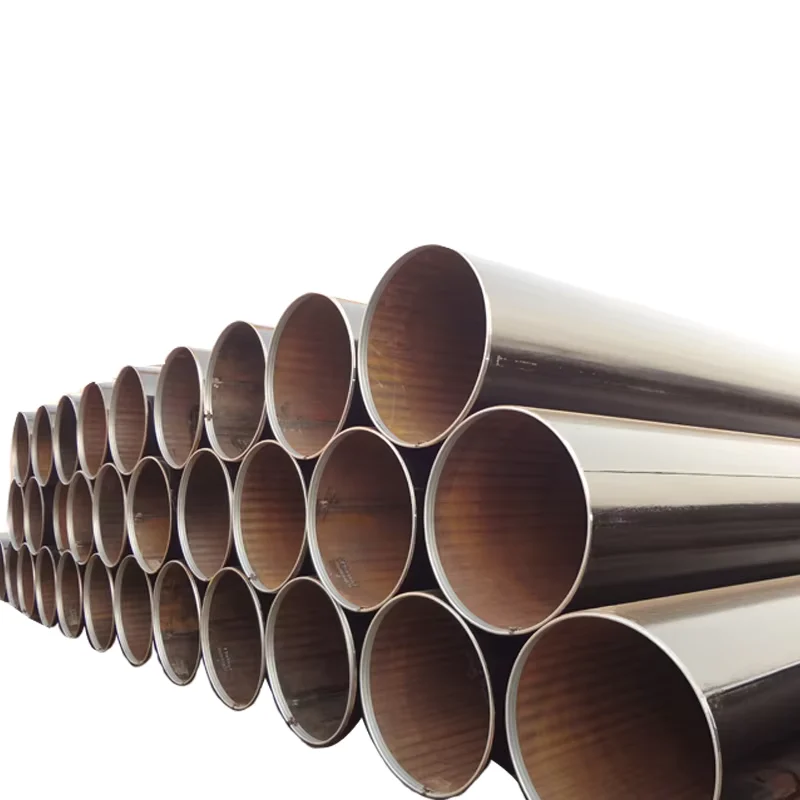 API 5L Grade B SSAW Spiral Welded Steel Pipe Large Diameter Black Painted Supplier
