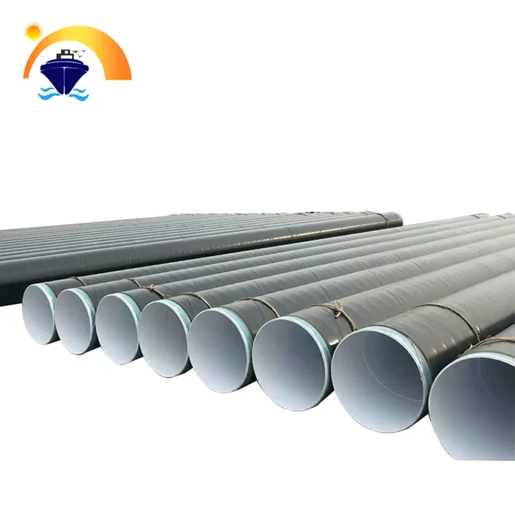 API 5L Grade B SSAW Spiral Welded Steel Pipe Large Diameter Black Painted Supplier