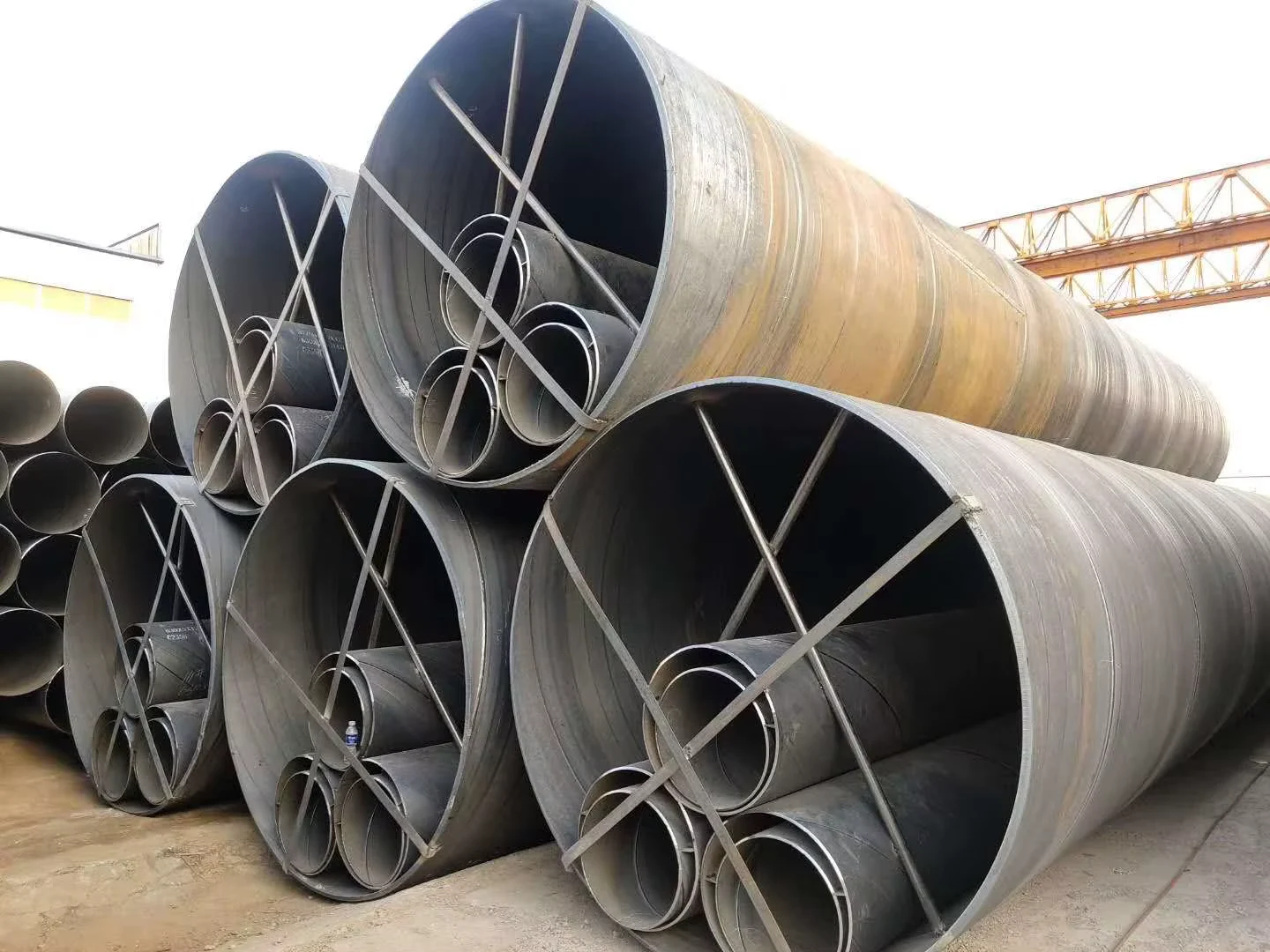 API 5L L245 SSAW Spiral Steel Pipe OD 219-3048mm Supplier