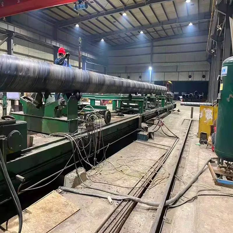 API 5L L245 SSAW Spiral Steel Pipe OD 219-3048mm Supplier