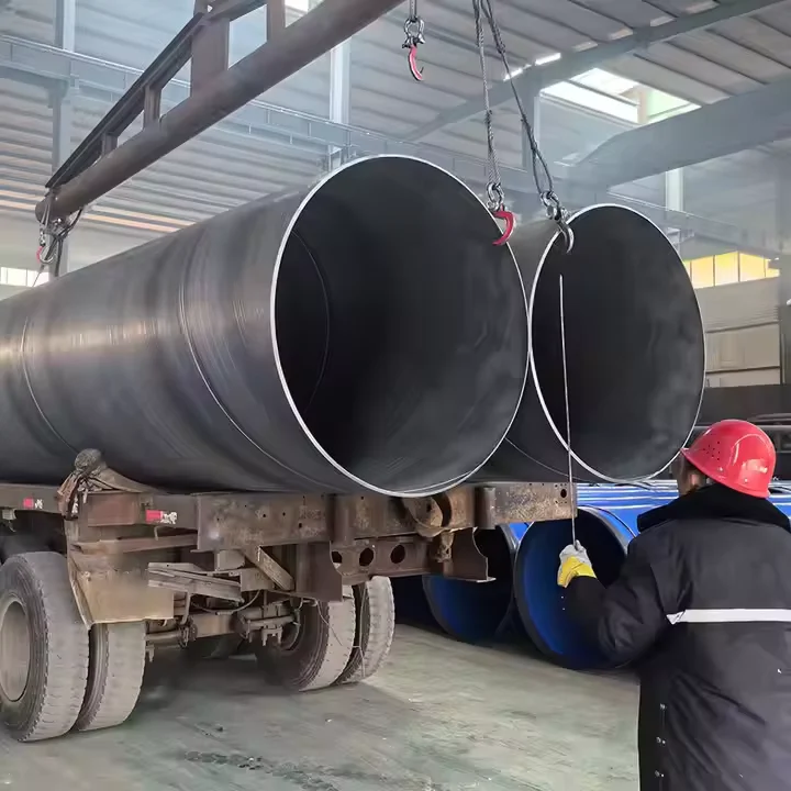 API 5L X65/X52 SSAW Steel Pipe OD 100-2000mm Factory Direct Supplier