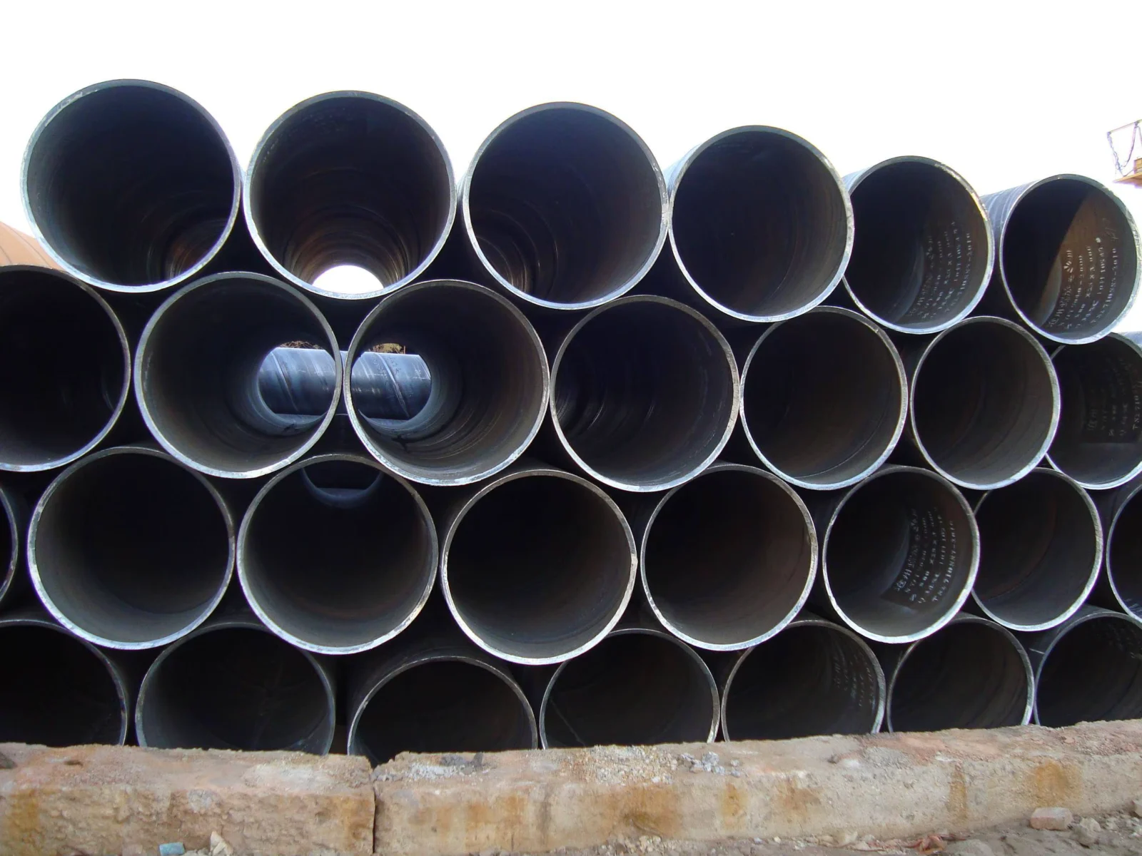 ASTM A252 GR.3 SSAW Spiral Steel Pipe 219-3000mm OD Supplier