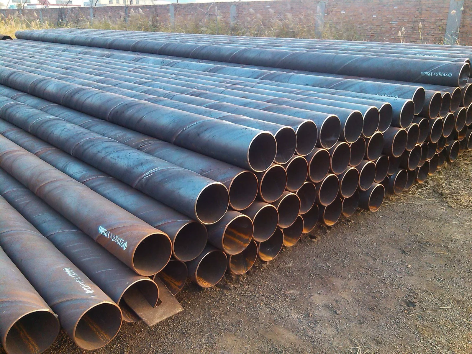 ASTM A252 GR.3 SSAW Spiral Steel Pipe 219-3000mm OD Supplier