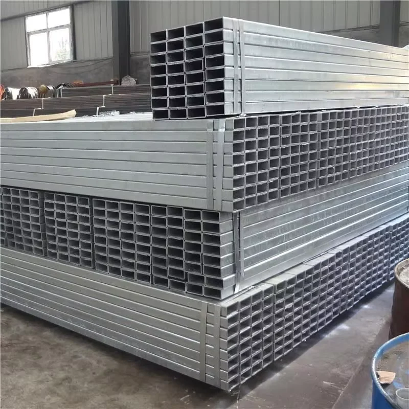 ASTM A500 Galvanized Square Rectangular Steel Tube 1.5-33mm Wall CE Certified Supplier