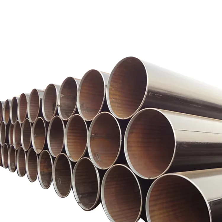 ASTM A53 ERW Carbon Steel Round Pipe Black Painted Supplier