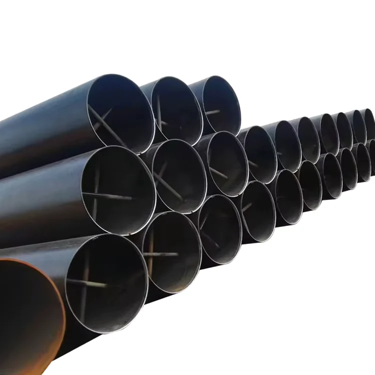 ASTM A53 ERW Carbon Steel Round Pipe Black Painted Supplier