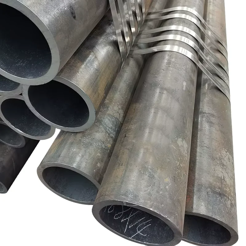 ASTM A53 ERW Round Steel Pipe Q195-S355JR Black Painted Manufacturer