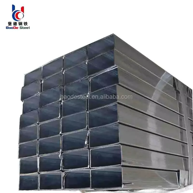 ASTM A53 GrB Pre Galvanized Welded Rectangular Steel Tube Supplier
