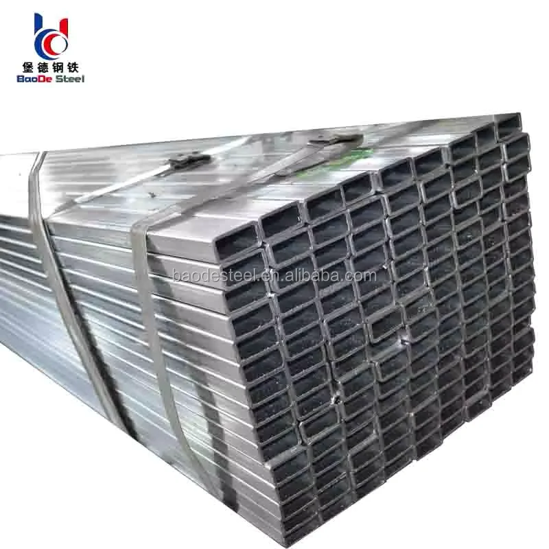 ASTM A53 GrB Pre Galvanized Welded Rectangular Steel Tube Supplier