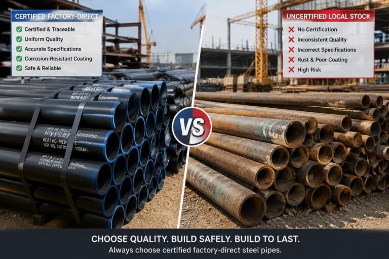 EN10219 Steel Pipe vs Regional Distributor: Factory Direct Wholesale