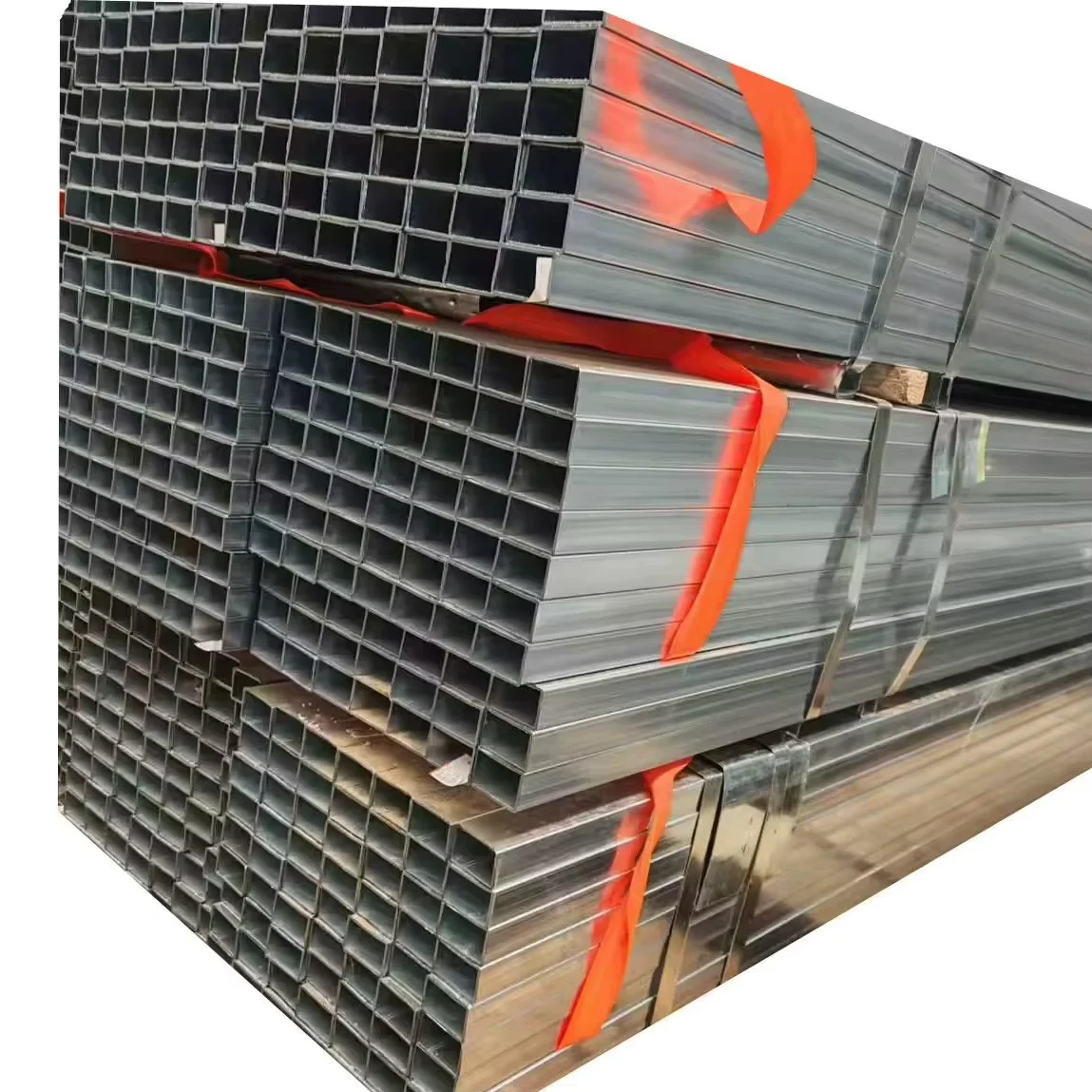 DX51D Galvanized Square Rectangular Steel Tube ASTM Custom Sizes Factory