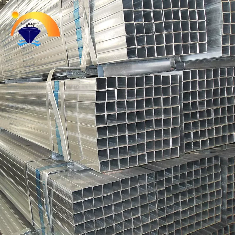 Q195 Q235 Galvanized Square Steel Tube ERW Hot-Dip Factory Supplier