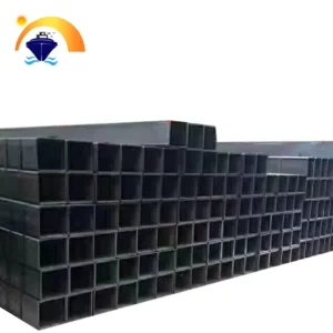 Q195 Q235 Q345 ERW Welded Square Rectangular Steel Tube 0.5-40mm Wall Thickness Supplier
