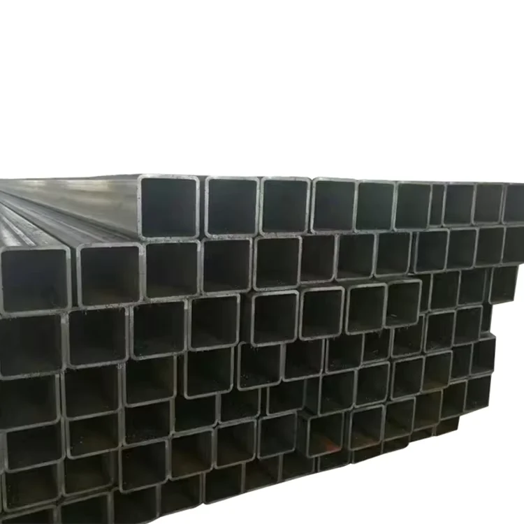 Q195 Q235 Q345 ERW Welded Square Rectangular Steel Tube 0.5-40mm Wall Thickness Supplier