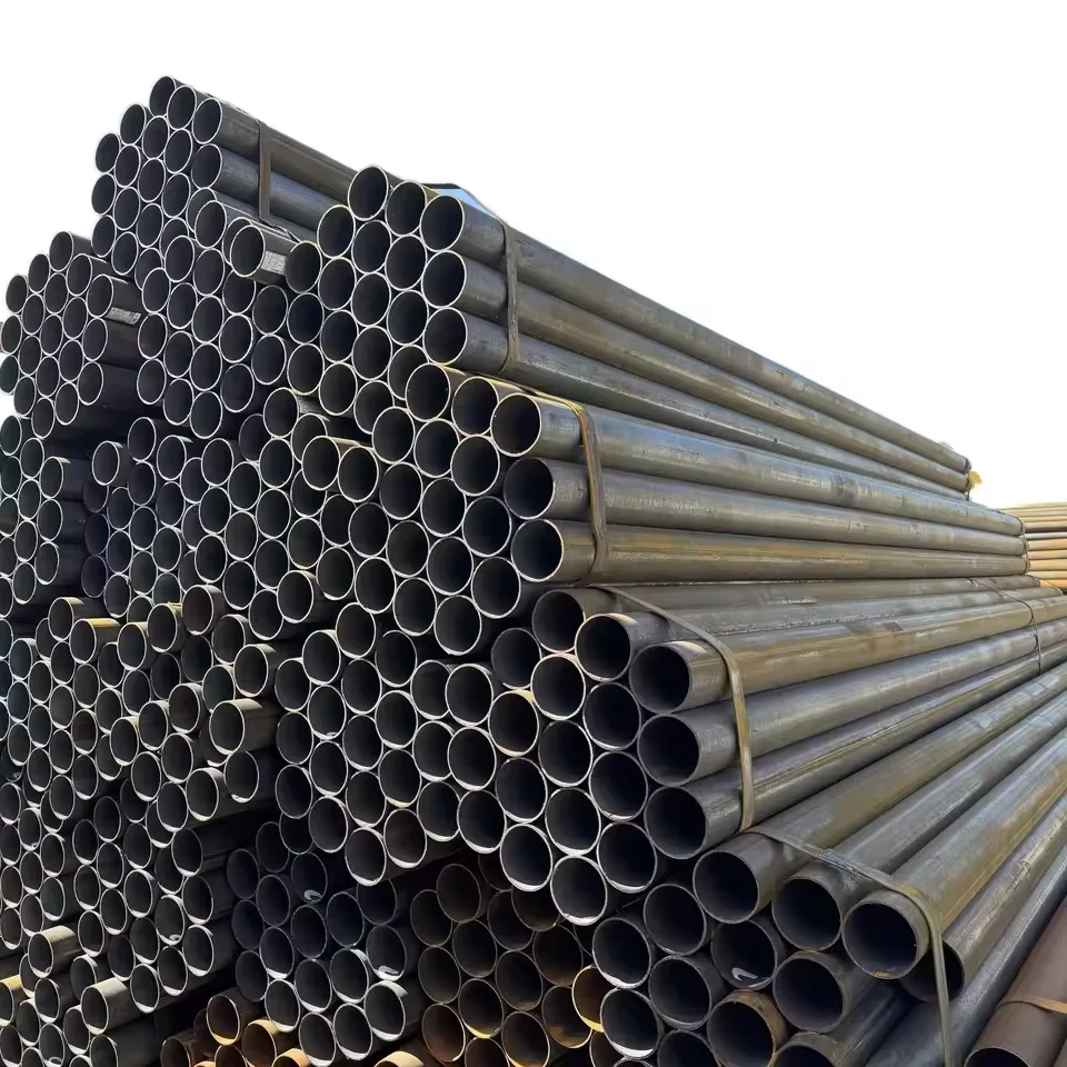 Q195-Q345 ASTM A53 API 5L ERW Round Pipe OD 14-1200mm Manufacturer