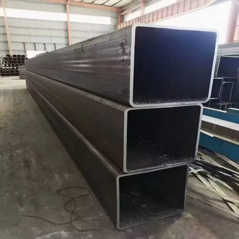 Q195-Q345 Black ERW Square Rectangular Steel Tube Supplier