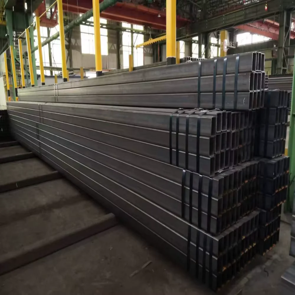 Q195-Q345 Black ERW Square Rectangular Steel Tube Supplier