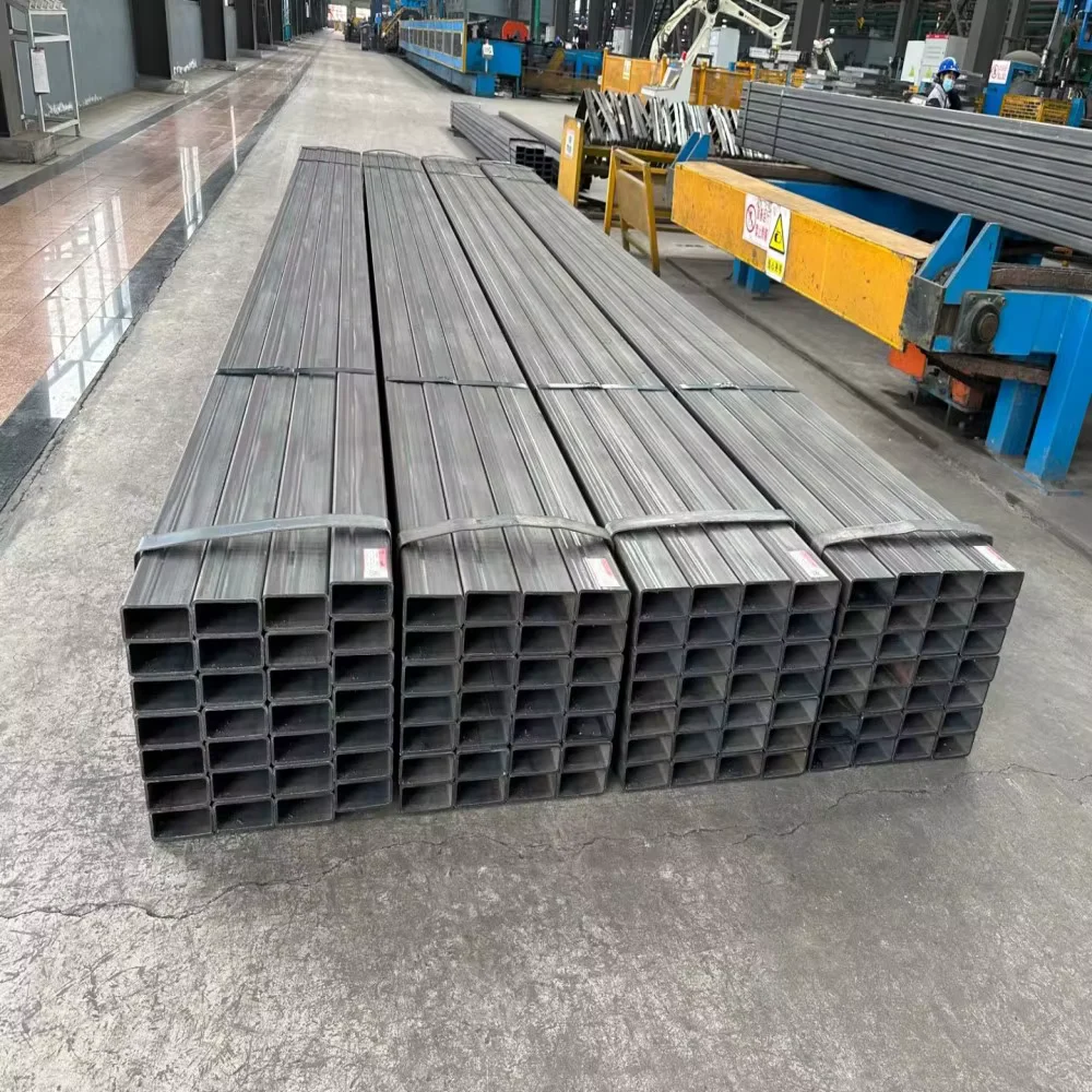 Q195-Q345 Black ERW Square Rectangular Steel Tube Supplier