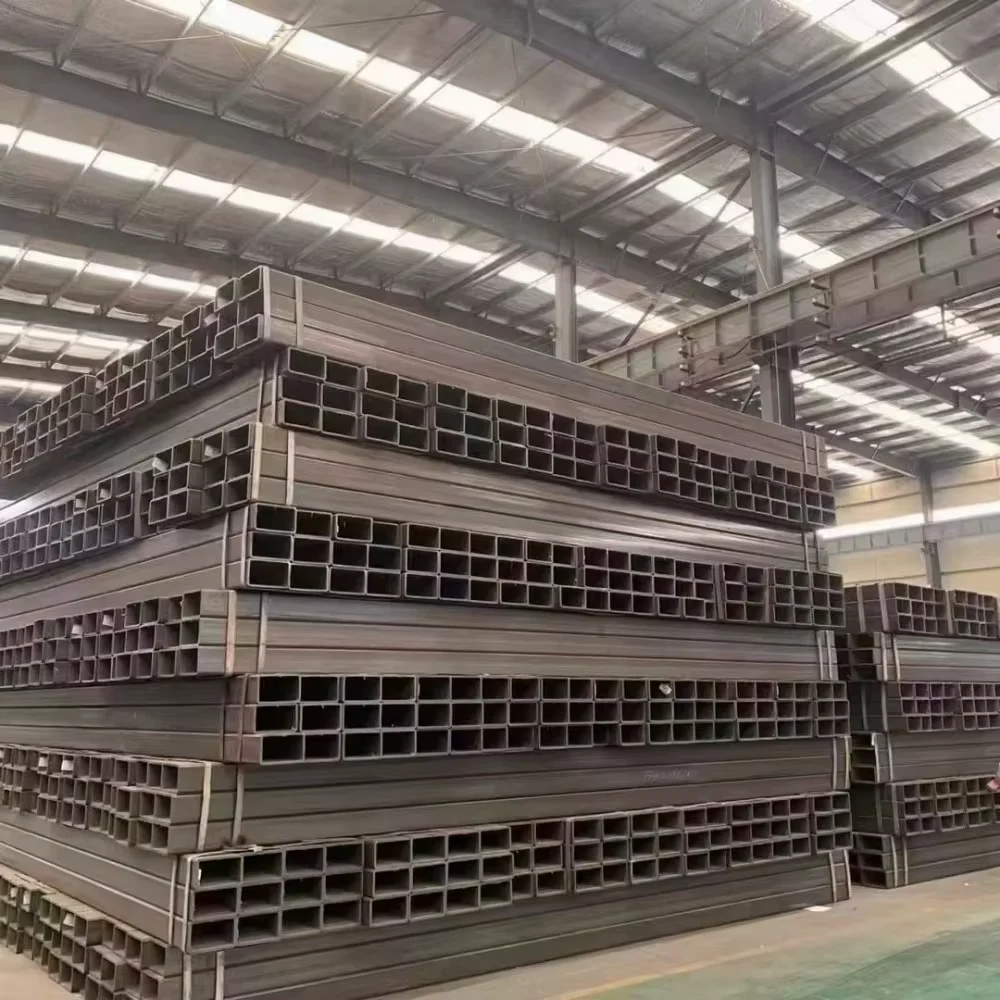 Q195-Q345 Black ERW Square Rectangular Steel Tube Supplier