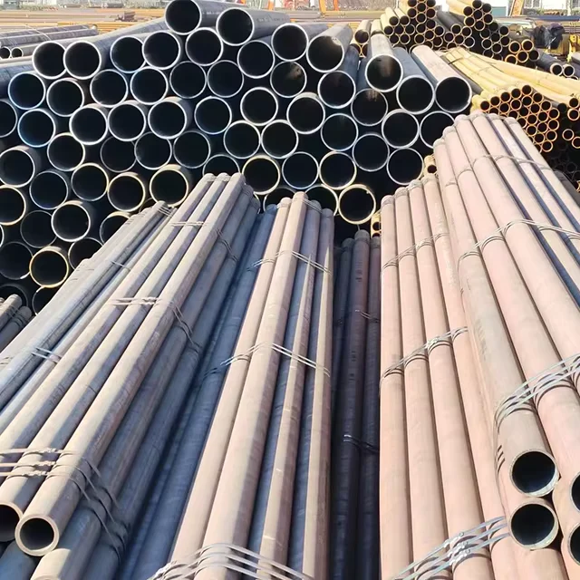 Q195-Q345 Carbon Steel ERW Round Pipe OD 10-700mm Manufacturer