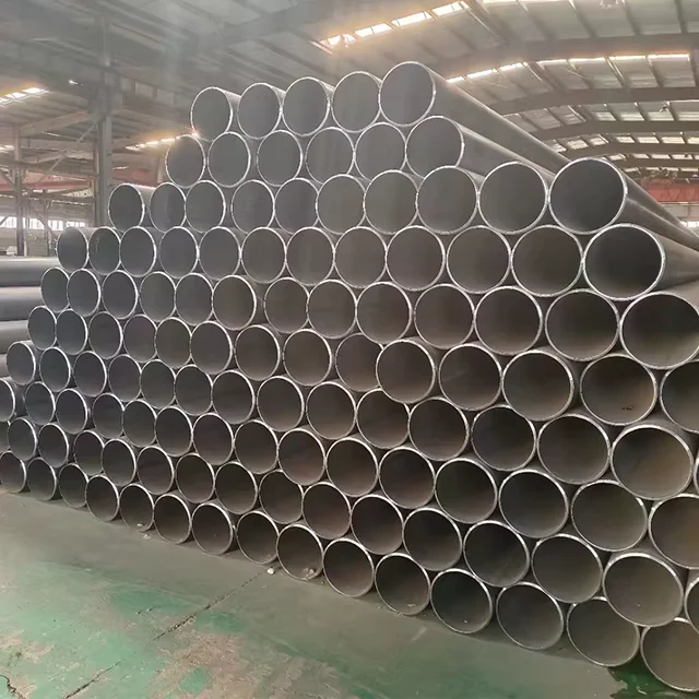 Q195-Q345 ERW Welded Round Steel Pipe OD 10-700mm Factory Direct Supplier