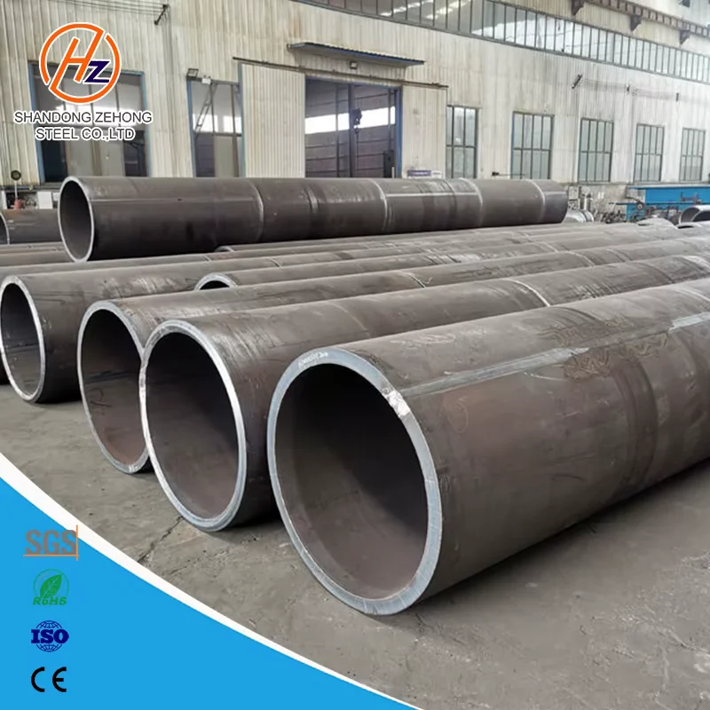 Q195-Q345 ERW Welded Round Steel Pipe OD 10-700mm Factory Direct Supplier