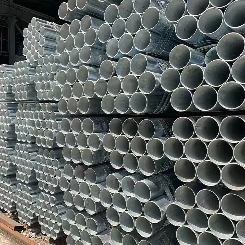 Q195-Q345 Galvanized Round Steel Pipe OD 17-914mm WT 1-12mm Supplier