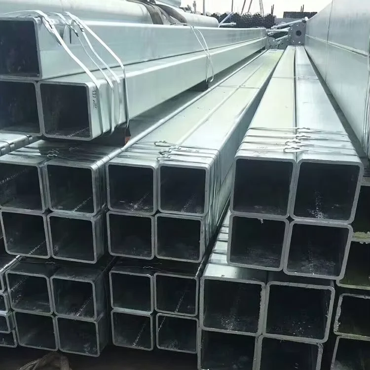 Q195-Q345 Galvanized Square Rectangular Steel Tube Z41-Z60 Supplier