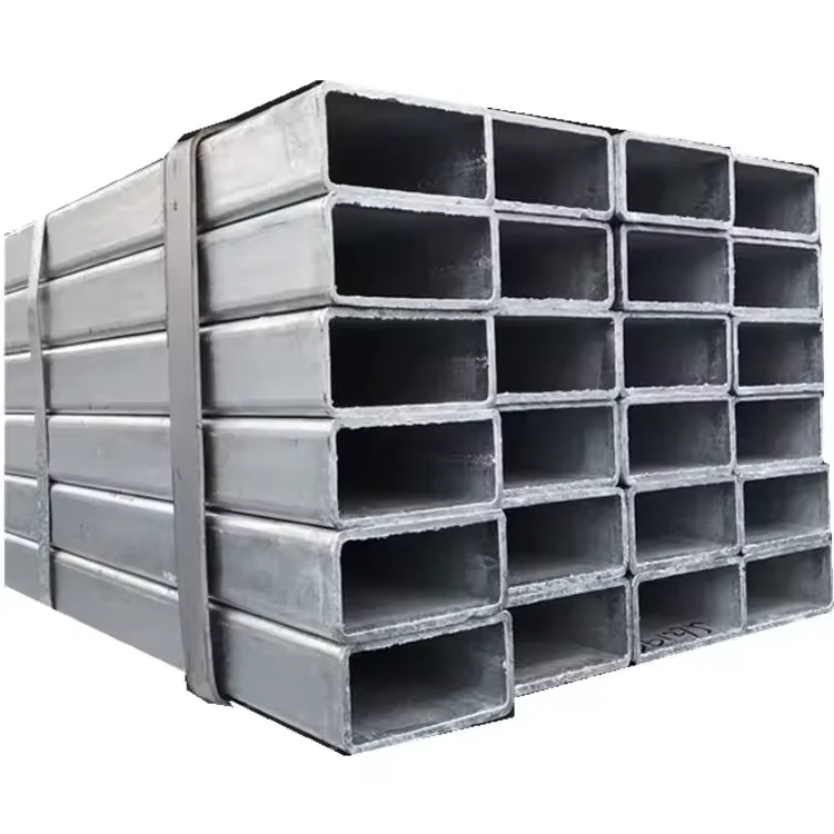 Q235 Galvanized Square Rectangular Steel Tube ERW Welded 8-1240mm Supplier
