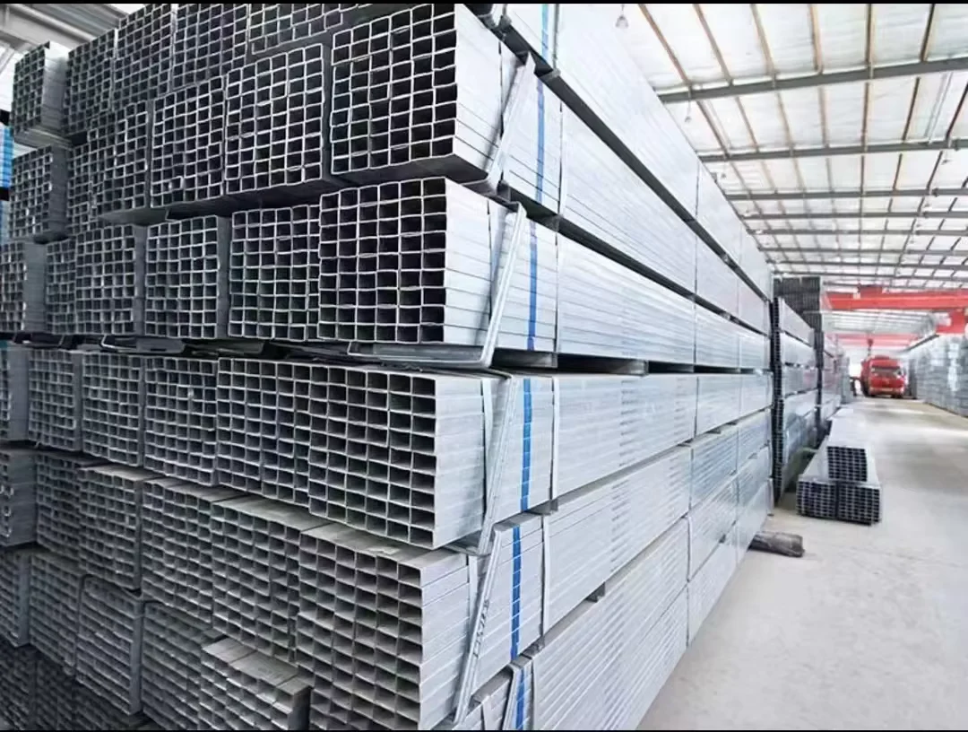 Q235 Galvanized Square Steel Tube 0.5-80mm Wall ERW Supplier