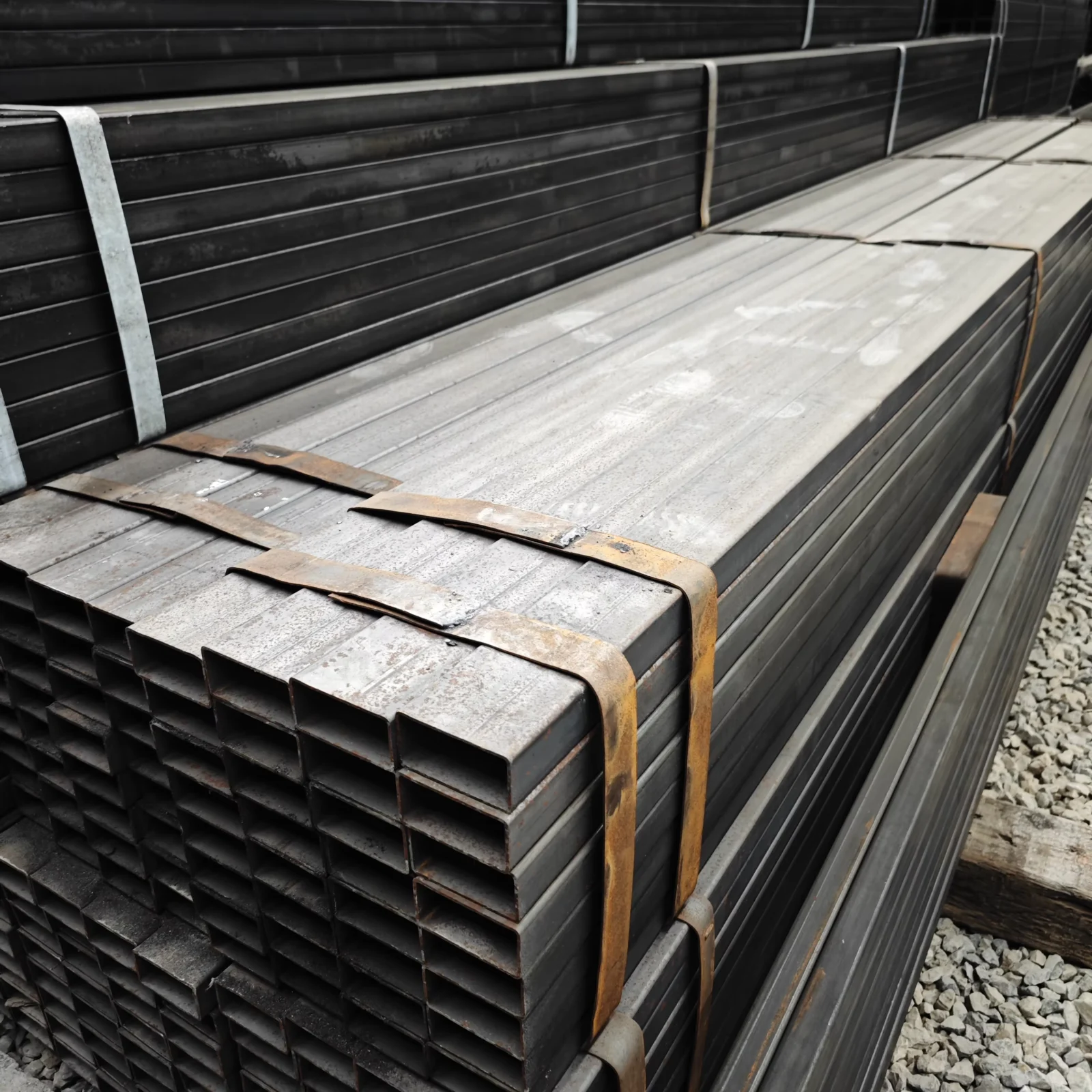 Q235 Q345 Q355 Carbon Steel Square Rectangular Tube Custom Sizes Manufacturer