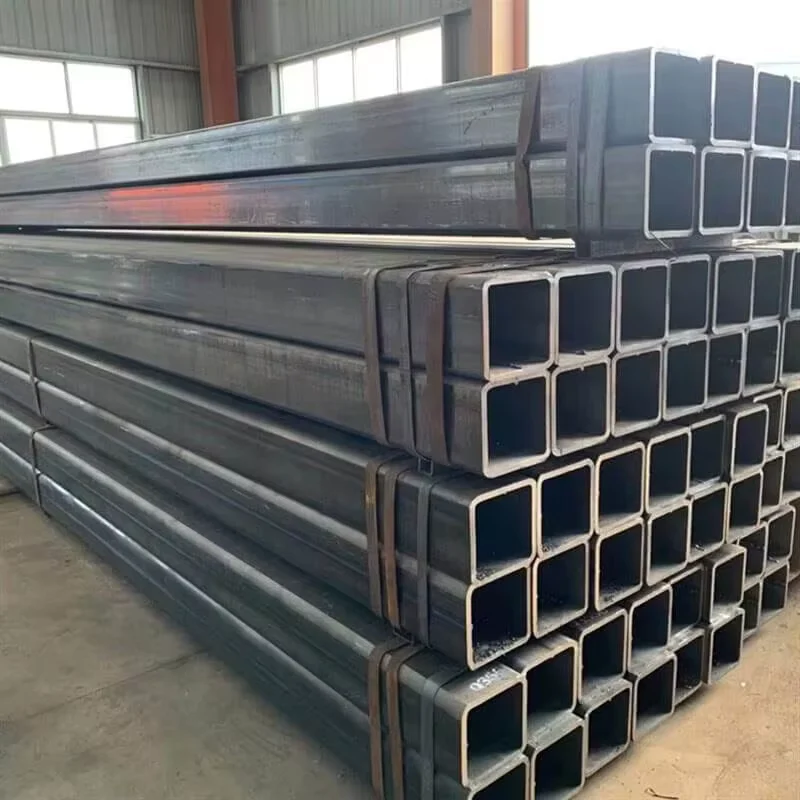 Q235 Q345 S355J2 ERW Square Rectangular Steel Tube 1-50mm Wall