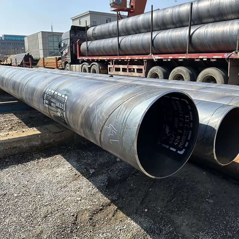 Q235 Q345 SSAW Spiral Welded Steel Pipe OD 219-4200mm Manufacturer
