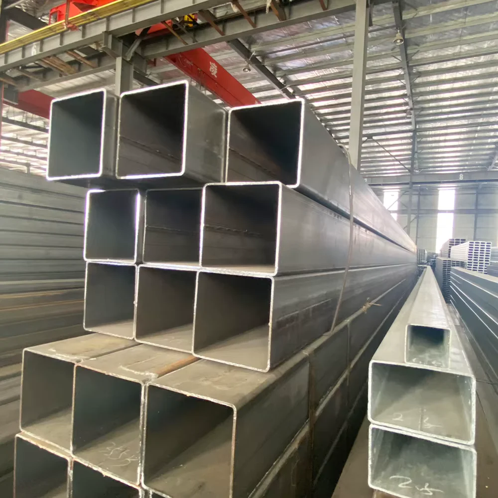 Q235 Q355 A36 Welded Square Steel Tube 0.5-25mm Wall Thickness Manufacturer