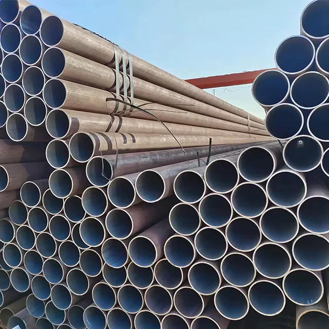 Q235 Q355 S355JH ERW Welded Round Steel Pipe OD 10-700mm Factory Direct Supplier