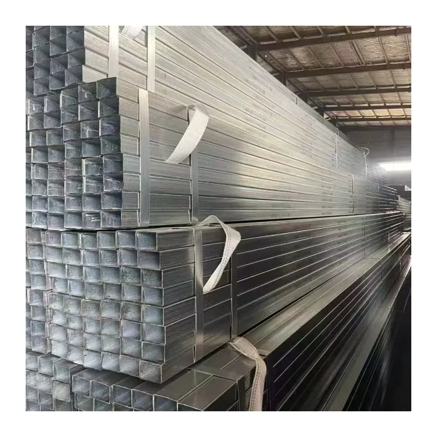 Q235 S275JR Hot Dipped Galvanized Square Rectangular Steel Tube Supplier