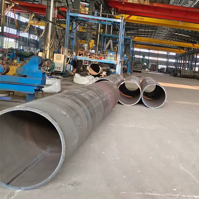 Q235 S355 20# 45# Thick Wall ERW Welded Round Steel Pipe OD 32-1219mm Supplier