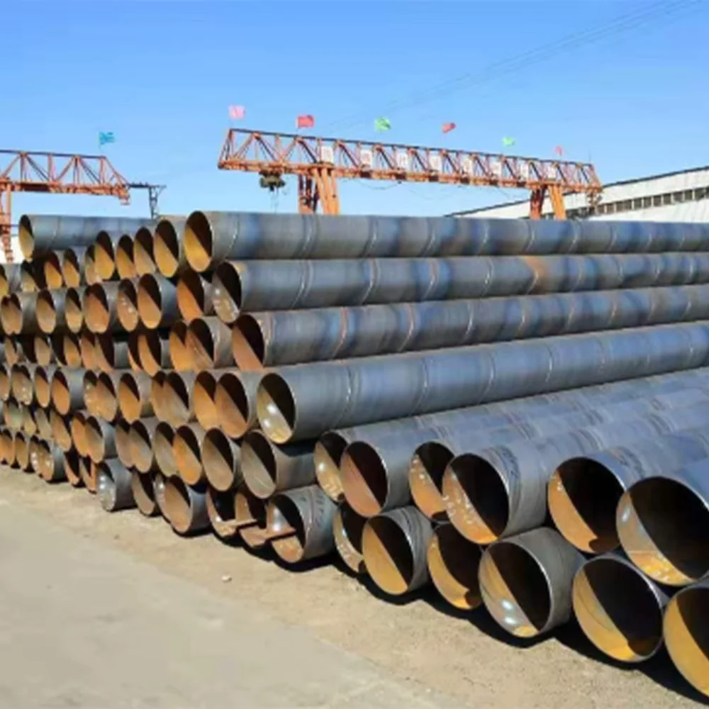 Q235 X70 SSAW Spiral Steel Pipe OD 10-1000mm Factory Direct Supplier