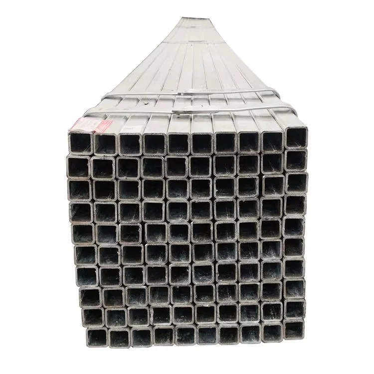 Q235B Galvanized Square Steel Tube 1.2-20mm Wall Thickness Factory Supplier