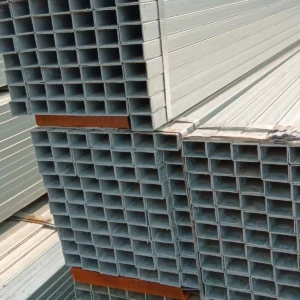 Q235B Galvanized Welded Square Rectangular Steel Tube GB Standard Supplier