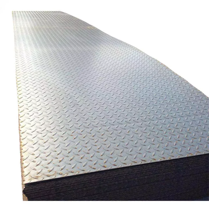 Q235B Hot Rolled Checkered Plate 1-100mm Diamond Pattern Supplier