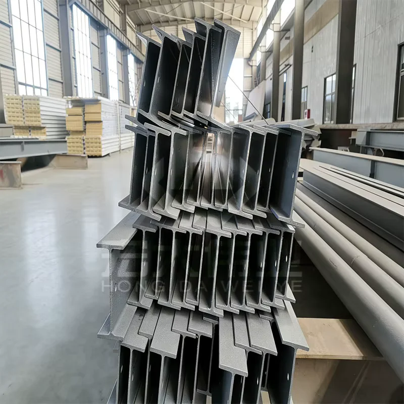 Q235B Q345B Fabricated Steel Structure H-Beam Frame Custom Manufacturer