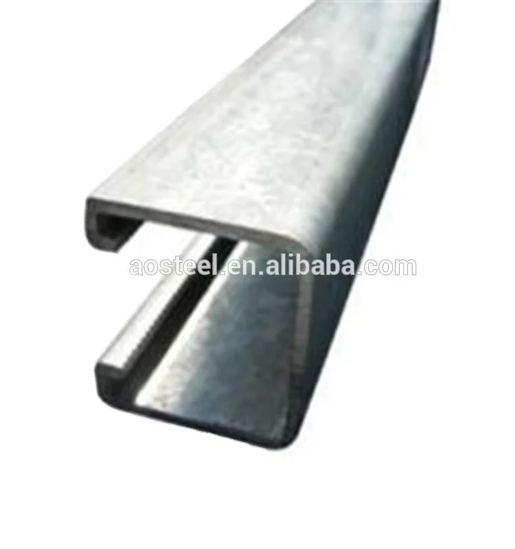 Q235B Q345B Galvanized C U Z Channel Steel Hot Rolled Supplier