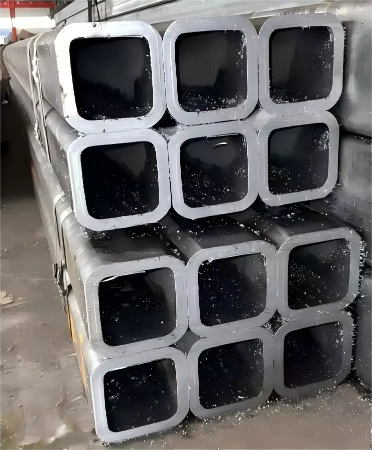 Q235B Q345B Galvanized ERW Welded Square Rectangular Steel Tube Supplier
