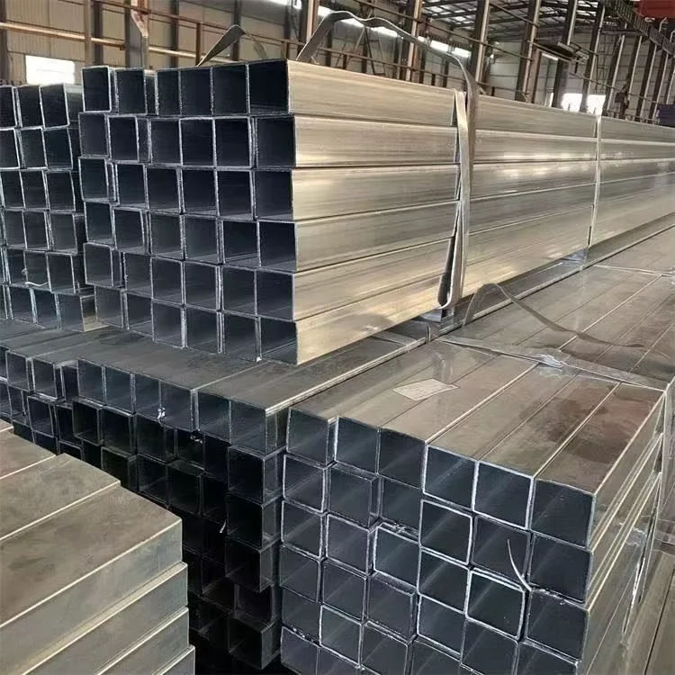Q235B Q345B Galvanized ERW Welded Square Rectangular Steel Tube Supplier