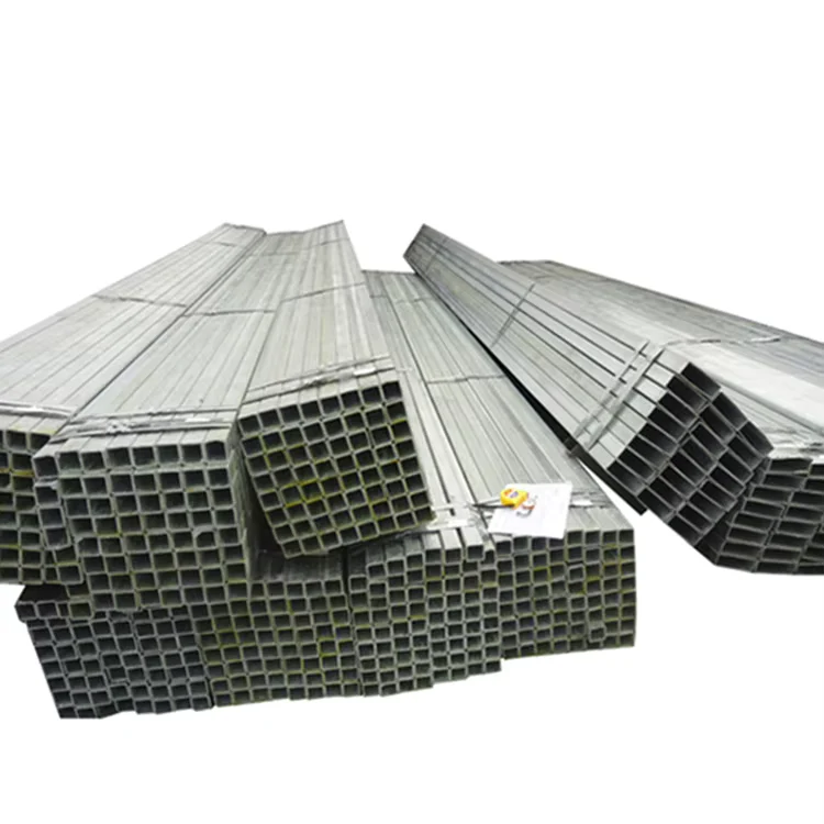 Q235B Q345B Galvanized Square Rectangular Steel Tube 0.5-40mm Supplier